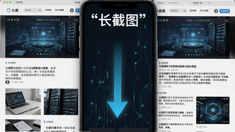 չʾ����ͼ���ܵĲ������棬�ֻ���Ļ�м���ʾһ����ֱ���µļ�ͷ������ָʾ������������Ϊ��ҳ����ƴ�ӵ�ʾ��ͼ�����Ƽ��У�ϸ�ڷḻ�������������ɾ��޶���Ԫ�أ����֡�����ͼ�������ţ�λ����Ļ����
