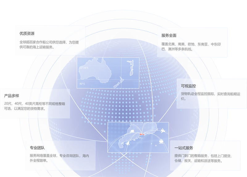 打造全球快递 安卓版 全球航线规划界面