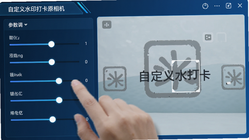 ����Ϊ�������ܽ��棬����Ϊ���ҷ��������Ϊ�������ڻ��飬�Ҳ�ΪʵʱԤ��ͼ�����Ϊ�Ƽ�����ɫ����ϸ��չʾ�û������϶��������ˮӡλ�ã������������ɾ���������ʾ