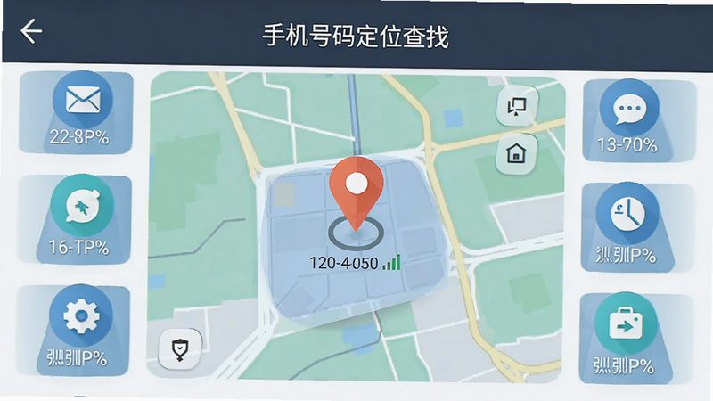 ����Ϊ���ֻ����붨λ���ҡ���׿��APP���棬����������������ʾ��ͼ��λ�㣬���ܻ��ƹ���ͼ�꣬�Ű����룬����ƽ���Ƽ��У�ϸ�ڰ�����γ���������ź�ǿ��ָʾ�����ʸ��壬�ɾ����޶���Ԫ��