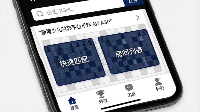 ����Ϊ�ֻ���Ļ���棬չʾ�²��ٶ�����ƽ̨APP��ҳ�������������������������͹��棬�м��ǡ�����ƥ�䡱�͡������б���������ť���ײ��ǵ�����������ҳ����ս����Ϣ���ҵ��ĸ�ͼ�꣬���Ϊ����ִ�UI��ƣ�ɫ���Ժڰ׻�Ϊ������׺����ɫ��ϸ�ڴ���ʾ�����������������ʸ��壬�ɾ����޶���Ԫ�أ����ּ����š��²��ٶ�����ƽ̨��