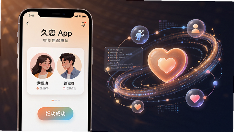 ����Ϊ����APP����ƥ���㷨����ͼ������Ϊ����ֻ���Ļ��ʾƥ��ɹ����棬�Ҳ໷���ų����������������ͼ�꣬�Ű�����ƽ�⣬���Ϊ�Ƽ�������ܰ�н�ϣ�ϸ�ڴ�չ�����ݽڵ����ӣ��������ִ��������ұ�����������Ⱦ�������ָ��ţ������Ӿ�