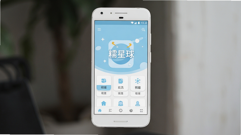 ����չʾһ����ɫ��׿�����ֻ�����Ļ������ʾ��Ŵ����APP�����棬����������¼�Լ�����õ���ɫ�Ͱ�ɫΪ��ɫ�������������������ײ��������Ͷ���״̬�������Ϊ�ִ���ƽ��UI��ƣ�ϸ�ھ��£����ʸ��壬�ɾ��޶���Ԫ�أ�alt���ԣ�Ŵ����Ԥ��ͼ
