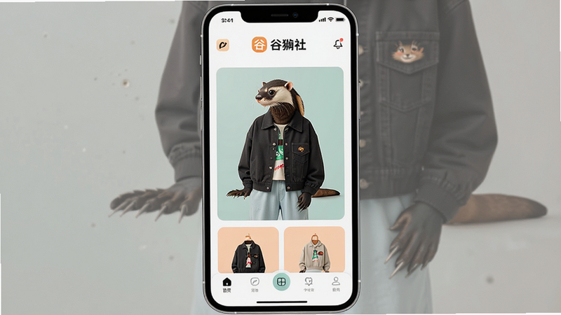 ����Ϊ��̡��APP����ȫ��չʾ�����ֲ��þ��жԳ���ƣ������Ǽ���Ʒ��Logo���м��Ǹ���ĳ�����Ʒչʾ�����ײ��������ĵ��������Ű��������򣬷��Ϊ�ִ��������壬ϸ�ڴ����־��µ�UIͼ������͵�ɫ�ʴ��䣬����Ϊ8K���壬����ɾ����޶���Ԫ�أ�������ʾ