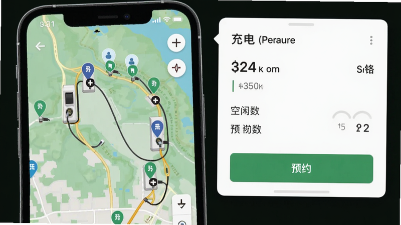 ����Ϊ�ֻ����棬��ʾ��ͼ���漰���׮��ǵ㣬�Աߵ���������鿨Ƭ�������۸񡢿�������ԤԼ��ť��������������ͼϸ�ڷḻ���Ű���������Ϊʵ�����壬ϸ�����ֵ�ͼ����Ԫ�أ������������ɾ�