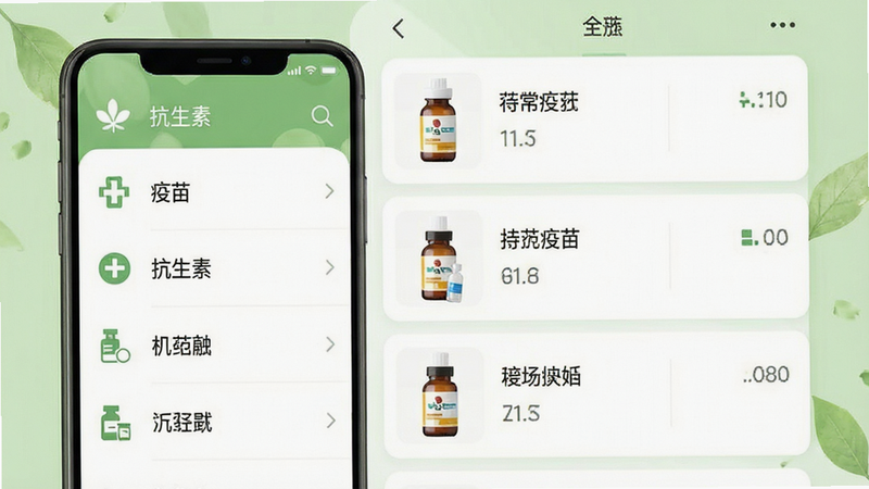 ����Ϊ�ֻ�APP����ҳ�棬��Ļ���Ϊ���ŷ����б��������ء�����ȣ����Ҳ�Ϊ��ӦҩƷ�б������־����б���񣬷��������Ȼ��ǳ��ɫ������ϸ�ڰ��������ķ���ͼ�������ֱ�ǩ������ϸ�壬�ɾ����棬�޶���װ�Σ������߼�����