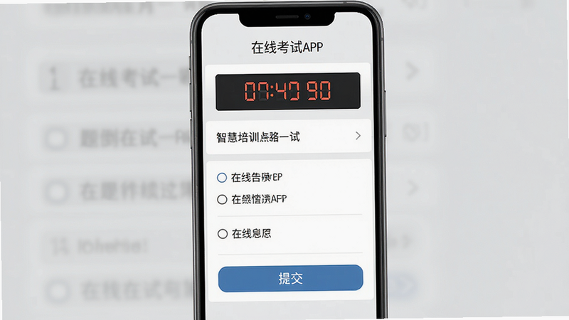 ����Ϊ�ǻ���ѵAPP�����߿��Խ��棬����Ϊ������ʾ������Ϊ����ɫ���Ű����������Ϊ����רҵ�Ŀ��Է��ϸ�ڰ�������ʱ������Ŀѡ��ύ��ť�����ʸ��壬�ɾ��޶���Ԫ�أ�������ʾΪ