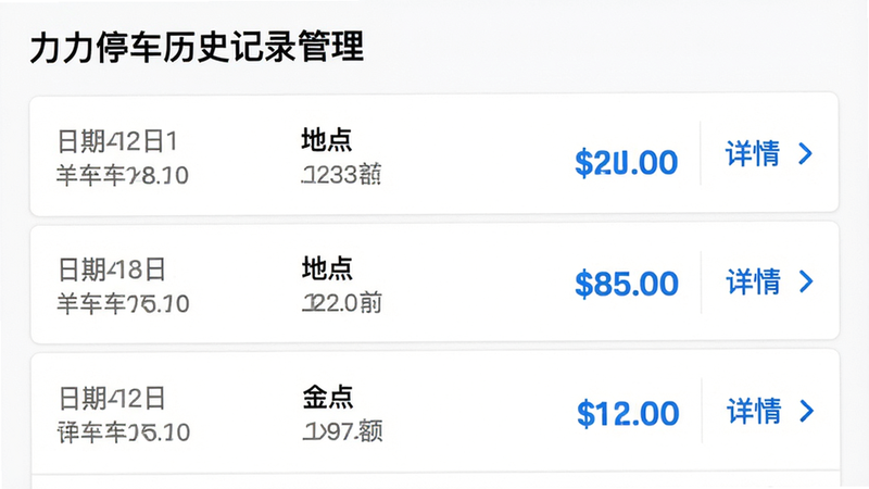 ����ͣ����ʷ��¼�������棬����Ϊ�б�ʽ�˵�չʾ������Ϊ��������б���ÿ����¼�������ڡ��ص㡢������У����Ϊ�����ɫ������ϸ�ڰ�����ɫ�Ĵ�Ҫ��Ϣ���֡���ɫ�Ľ��������Ҳ�ġ����顱��ͷ�������������ɾ����޶���Ԫ��