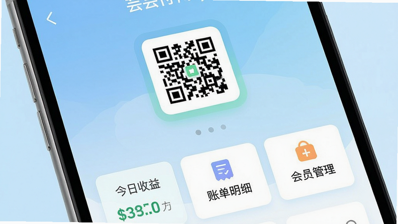 �ֻ���Ļ��д����ʾܿܿ��APP�����棬����Ϊ��͵�ǳ��ɫ���䣬�����������������տ��ά��ͼ�꣬�·������š��������桱�����˵���ϸ��������Ա�������������ܿ�Ƭ������������ɫ�����죬�ִ���ƽ����Ʒ�񣬸������ȣ��޶���װ��Ԫ��