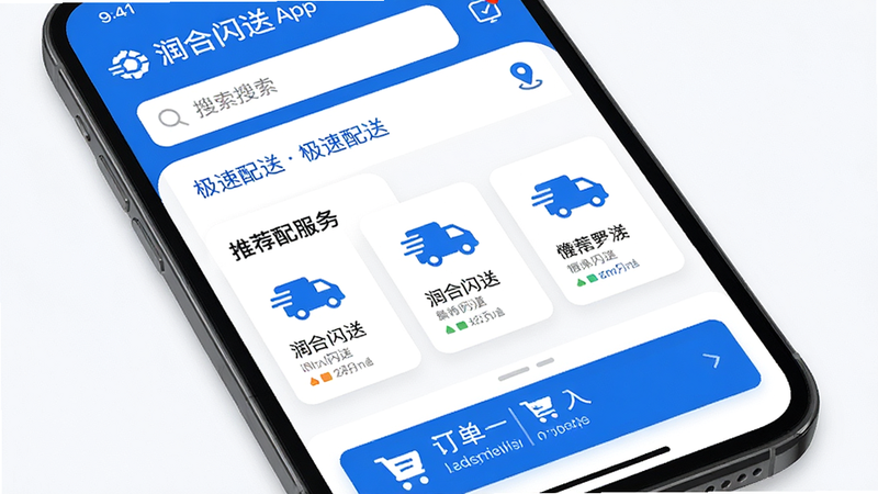 ����Ϊ�ֻ���Ļչʾ�������App��ҳ���棬����������������ʾ�������붨λ���в�Ϊ�Ƽ����ͷ���Ƭ���ײ�Ϊ������ڣ�����ִ���Լ����ƽ����ƣ�ɫ����Ʒ����Ϊ������ϸ�ڰ���������ͼ�������֣����ʸ��壬�ɾ��޶���Ԫ�أ���Ļ��������׼ȷ��ʾ