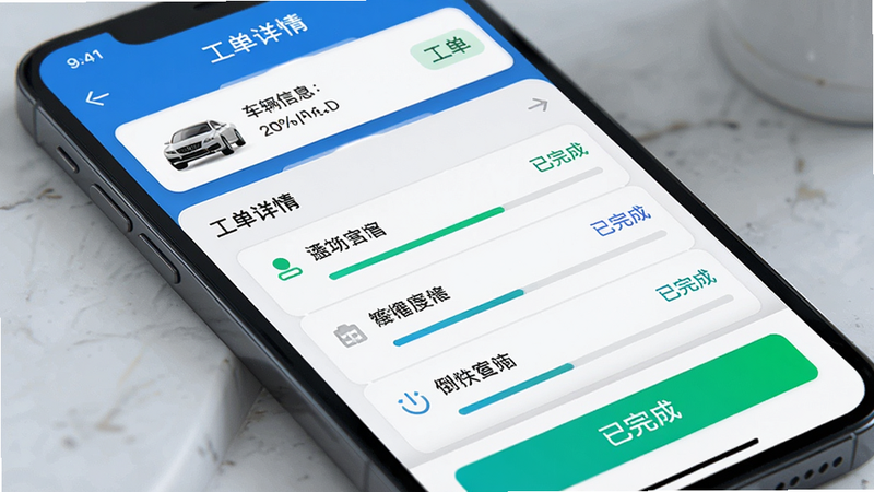 ����Ϊ�ֻ���Ļ��д����ʾ�㳵�ŵ�APP�Ĺ���ҳ�棬��������������Ϊ������Ϣ���в�Ϊ�����б����ײ�Ϊ������ť�������Ƽ���ϸ�ڰ����������͵���ʱ��������������ˮӡ�����ְ���