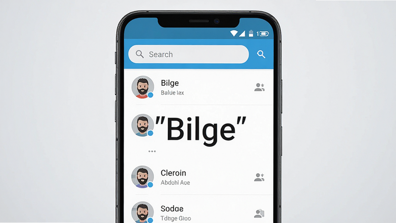 һ��չʾ Bilge ��׿Ӧ��������ĸ������ͼ������Ϊ�ֻ���Ļ����ʾ������ϵ���б������־��У�����Ϊǳ��ɫ���䣬����ִ�����ϸ�ڴ���ʾ�������ͷ��ͼ�꣬�����������޶���Ԫ�أ����ּ�����