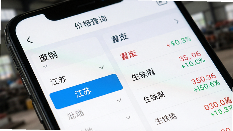 �ֻ���Ļ��д����ʾ���ϸ�����App �ġ��۸��ѯ��ҳ�棬����ǵ���ѡ���б���������ʾ�����ա����Ҳ��Ǽ۸��б����������طϡ���������м����Ʒ�࣬�۸������ú�ɫ����ɫ�����ǵ���������ˬ�����������������黯��ͻ����Ļ���ݣ�����ϸ��