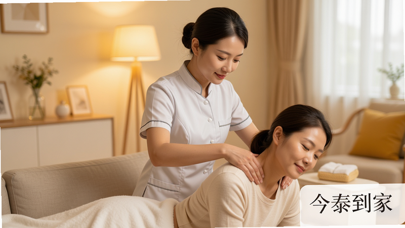 ����Ϊ�ִ���Լ���ľӼҳ�����һλ���������Ʒ���רҵ��Ħʦ����Ϊ����ɳ���ϵ��û����м羱��Ħ����������ܰ�Ŀ������ƹ���ͣ�ɫ����ů�ƺ��װ�Ϊ��������������רҵ�У��Ű����׳��㣬ϸ��չʾ��ʦרע�ı����רҵ�İ�Ħ�ַ������ʸ��壬�ɾ����޶���Ԫ�أ�����'��̩����'��������������ڻ������