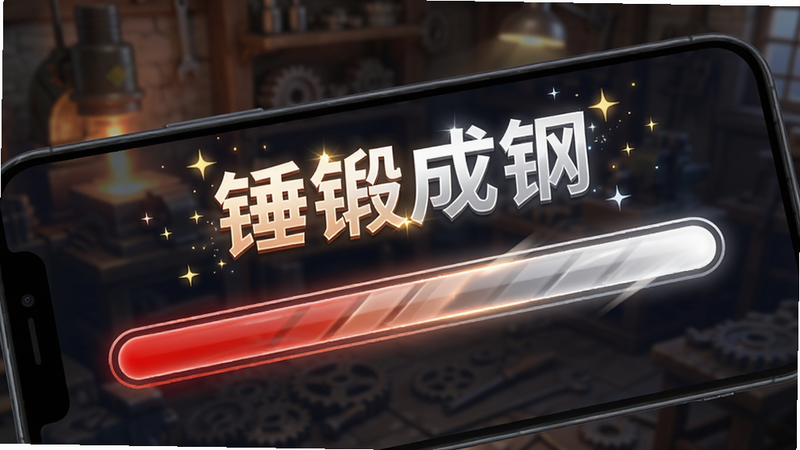 �ֻ���Ļ��д����ʾһ���������Ӻ�ɫ�𽥱�Ϊ����ɫ���Ϸ�����