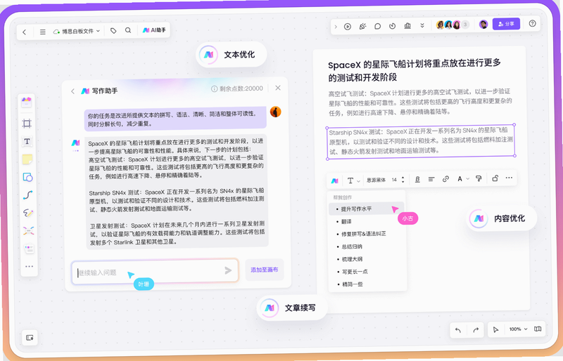 ����AIд�� ��׿�� ���ܲ�����