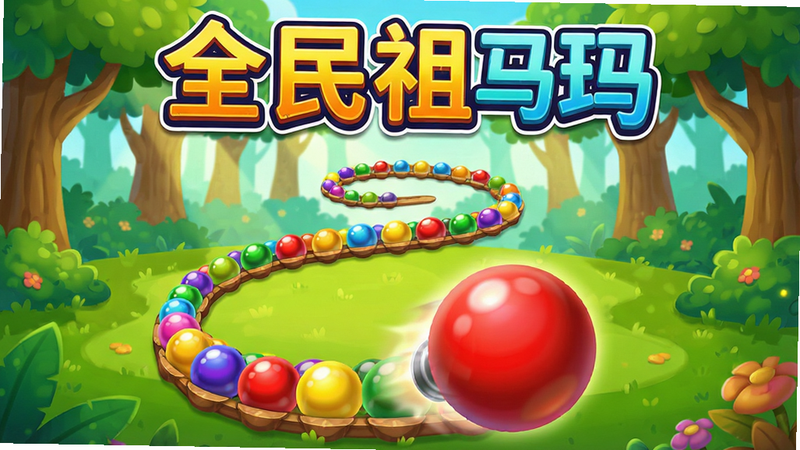һ�Ÿ������Ϸ����ͼ�������ǡ�ȫ�����ꡯ��Ϸ���棬����������һ�����ѵĲ�ɫ���ӹ����ǰ����һ���޴�ĵ��鼴�����䣬�����������Ŀ�ͨ���ɭ�֣����֡�ȫ�����ꡯ��Ŀ����ʾ�ڶ��������岼��������ɫ�����ޣ����ɰ�������ϸ�壬�޶���Ԫ��