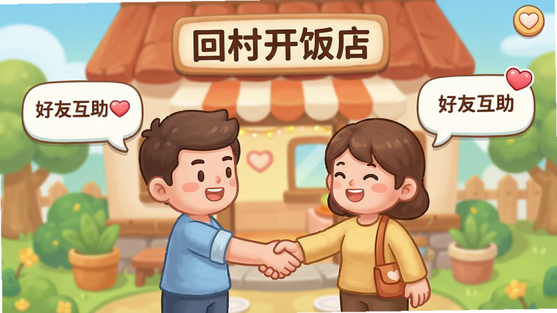 ���ش忪���ꡱ��Ϸ�ڵ��罻�������棬����Ϊ������ͨ�����ڲ����ſ����֣�����Ϊ�Գ�ʽ���Ű��г�����Ϊ��ܰ��ͨ��ϸ��չʾ�Ի������밮��ͼ�꣬������ͣ��ɾ���ͼ�д������֡����ѻ�����