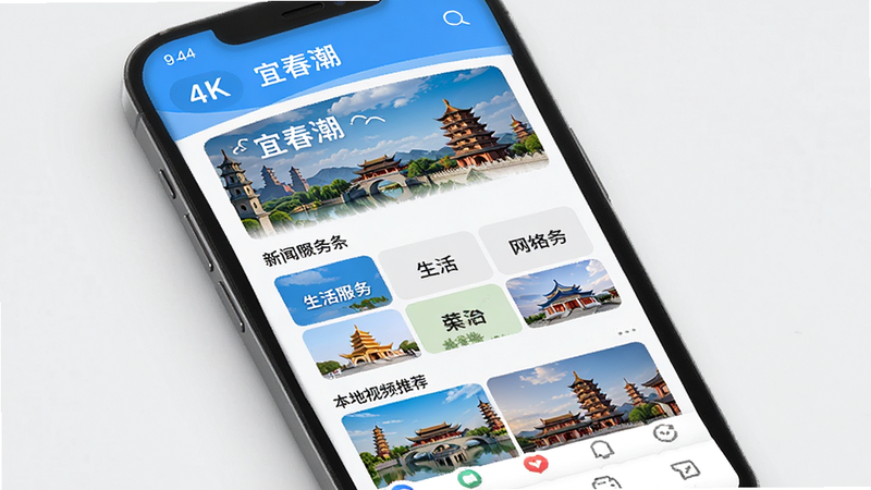 ����Ϊ�ֻ���Ļ���棬��ʾ���˴�����APP��ҳ������������Ϊ����ͷ��������������񡢱�����Ƶ�Ƽ�������飬�Ű����룬���Ϊ�ִ���ƽ����ƣ�ϸ�ڴ����ֱ��صر�Ԫ�أ�����4k���ɾ��޶���Ԫ�أ����֡��˴����������ɼ�