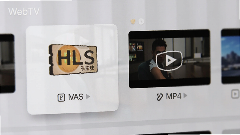 ����ΪWebTV���Ž�����д������չʾ��ͬ��ʽ��Ƶ���л�ѡ��Ű����룬���רҵ�Ͻ���ϸ����ʾ��ʽ��ʶͼ����HLS��MP4������ϸ�壬�ɾ����޶���Ԫ��