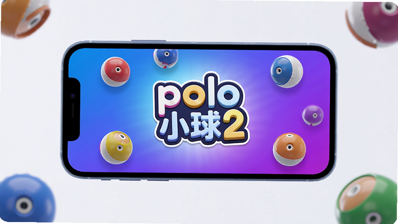 һ��չʾ�ֻ���Ļ��3D��Ⱦͼ����Ļ������ʾ�š�poloС��2������ϷLogo�������ǳ�������������ɫ�����Ч����ΧƯ���ż���ɫ�����޵ĵ��򣬹�ӰЧ����ͣ���ͼ���У�����ִ���Լ���߷ֱ��ʣ��ɾ�������Ԫ��