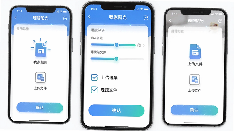 չʾ���Ҽ����⡱APP�ڵ��������̽��棬����Ϊ���������ϴ��ļ�ͼ�꣬���ֱ�ƽ�����Ű����룬���Ƽ���ǿ��ϸ�ڰ�����ѡ����ȷ�ϰ�ť�����������������ұ���