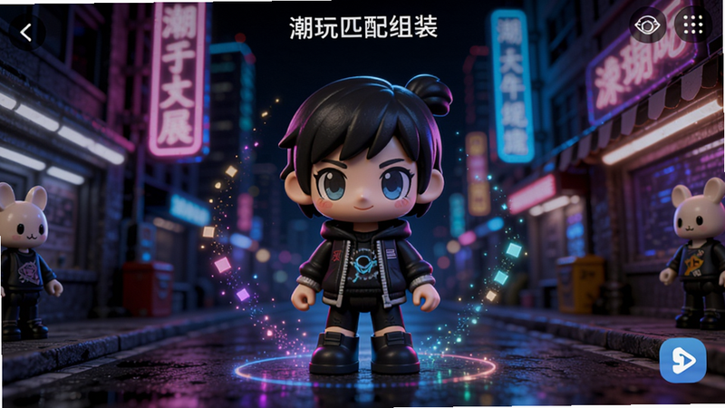 չʾ'����ƥ����װ'APP�ڵĳ����༭���棬�м���һ�������ɫվ���޺�ƽֵ������У���Χ�й�Ч���ӣ����ֽ��գ�����ſ�Ƽ��У�ϸ�ڷḻ�����ʳ��壬�޶���װ��