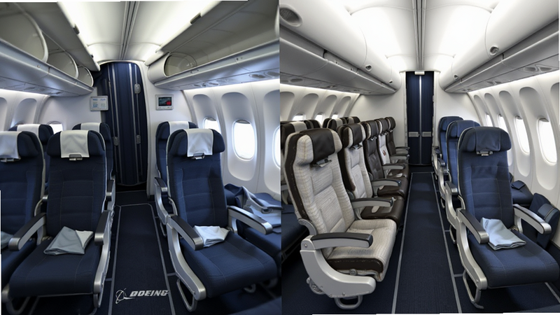 ����һ�ŶԱ�ͼ�����Ϊ����737�Ͳգ��Ҳ�Ϊ�տ�A320�Ͳգ�����Ϊ���ֲ�ͬ���ֵ��������У��������ҷָ���רҵ�Աȣ�ϸ��ͻ���ṹ���죬���ʸ��壬�ɾ�