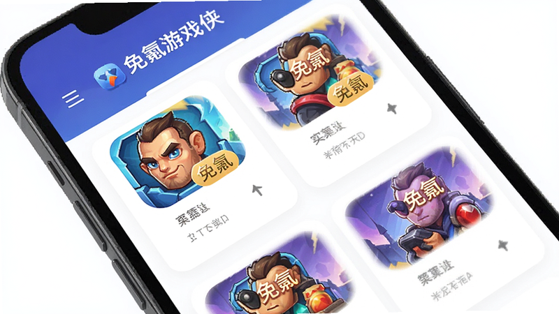 ����Ϊ�ֻ�����չʾ�����Ϸ��APP��ҳ�����ֲ��ÿ�Ƭʽ�б��Ű棬���Ϊ�ִ���ƽ����ƣ�ϸ�ڰ�����Ϸͼ���롰��봡���ǩ�����ʸ��壬�ɾ��޶���Ԫ��