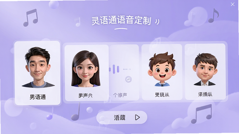 ����ͨ�������ƽ��棬չʾ�����ѡ��������ɫͷ�񣬰���������Ů������ͨ���󣬱���Ϊ��͵���ɫ�������沼��������ͻ�����Ի�ѡ���ܣ�������Ⱦ��������Ԫ��