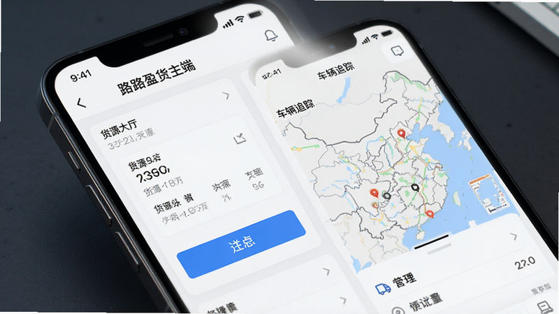 ����Ϊ�����ֻ���Ļ����ʾ��··ӯ�����ˡ�APP���棬��������չʾ��Դ�����복��׷�ٵ�ͼ���Ű�������磬����ִ���ƽ����ϸ�ڰ�����ɫ��ɫ����ť���ɫ������Ƭ�����ʸ��壬�ɾ����޶���Ԫ��