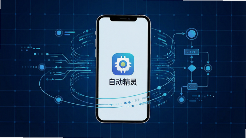 一张高清现代科技风格插画,主体为一部悬浮的智能手机,屏幕中央显示着