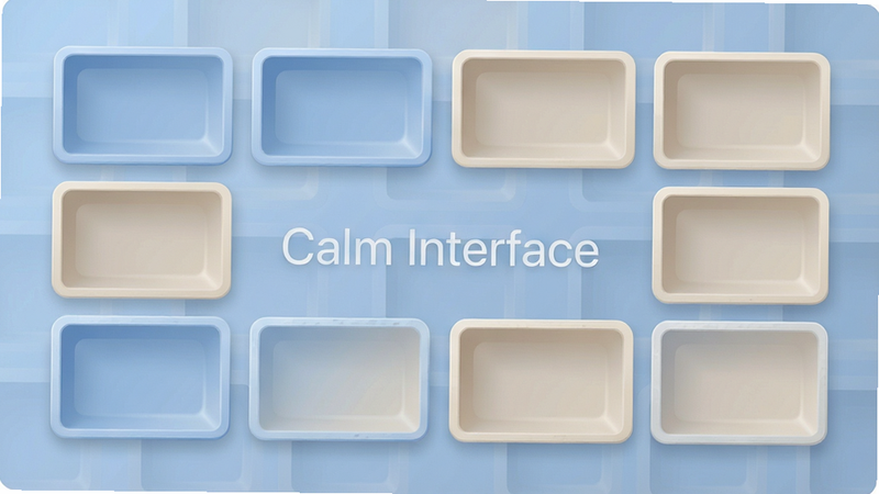 Boogu-Image, minimalist design, high quality. Subject: A serene digital interface showing a grid of empty storage slots. Layout: Symmetrical, balanced composition. Style: Flat design with subtle gradients, clean lines. Details: Soft blue and beige tones, smooth shadows, no clutter. Text: 