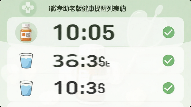չʾi΢Т���ϰ潡�������б����棬����ҩƿͼ���ˮ��ͼ�꣬ʱ����ʾΪ������֣�����Ϊ����ɫ�������⣬����Ϊ��ֱ�б�����������滺��ϸ����ʾ����ɴ�״̬������ϸ�壬������Ԫ��