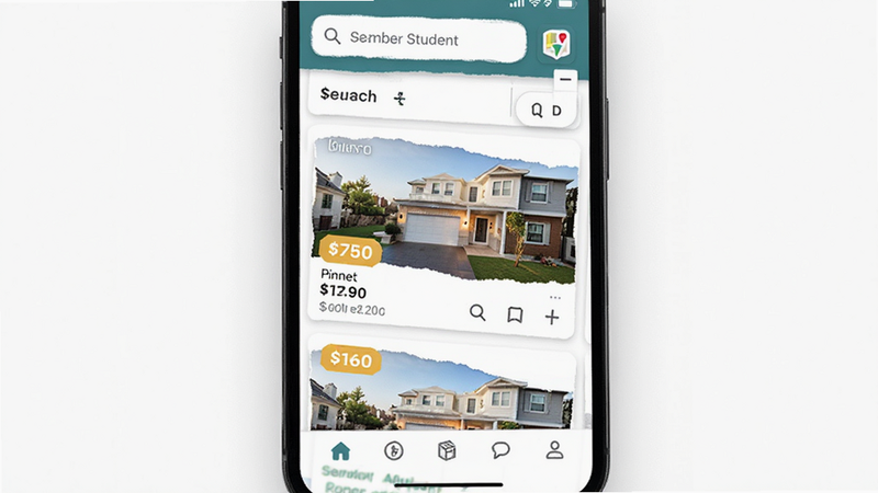 ����Ϊ�ֻ���Ļ��д����ʾ Amber Student �ķ�Դɸѡ���棬�������������͵�ͼģʽ�л���ť���м��Ǵ��м۸��ǩ�;�����Ϣ�ķ�Դ�б����ײ��е�����������Ϊ�ɾ��İ�ɫ������Ԫ�ز��ֹ���������������ɫ�ʴ������ʣ�������Ӱ���ϸ�ڷḻ�������ұ���
