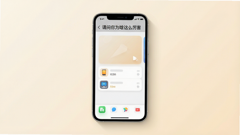 ����Ϊһ�����������ֻ�����Ļ������ʾӦ�ý��棬��������������Ϊ