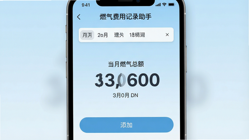 һ�Ÿ����ƽ������Ӧ�ý���չʾͼ������Ϊ��ȼ�����ü�¼���֡�APP������Ļ������������������ʾ�·�ѡ�������м��Ǵ��������ʾ����ȼ���ܶ�ײ��Ǽ������Ӱ�ť������Ϊ����ɫ���䣬�����������޶���װ�Σ�����4K���ɾ���ˮӡ
