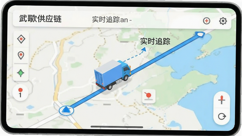 ��ͼ�������棬��ʾ����蹩Ӧ����������׷�ٹ��ܣ���ͼ����һ������ͼ�����ƶ���·����������ע��ʵʱ׷�١�������ƽ�����������������壬�ɾ�
