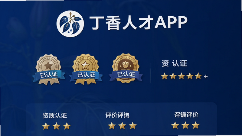 ����Ϊ�����˲�APP����ҵ����ҳ������Ϊ������ҵLogo�����ƣ��в�������֤���£��ײ����������Ű�ׯ��רҵ�����Ϊ����ɫ������ϸ����ʾ������֤����ʶ���Ǽ����֣������������ɾ����޶���Ԫ��