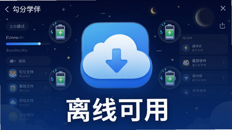 ����Ϊ������ѧ�顱APP������ģʽ����ҳ�棬��������Ϊһ���޴���ƶ�����ͼ�꣬��Χ�����ŵ�ص�����ʶ������Ϊ����ɫҹ�շ��ϸ�ڴ���ʾ���������ѱ����ļ��б������ʸߣ��޸���Ԫ�أ����֡����߿��á�ͻ��