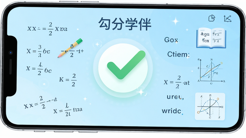 ����Ϊһ����Ϊ������ѧ�顱�İ�׿APP����չʾ�����ֲ������ĶԳ���ƣ�����Ϊ���µ�ǳ��ɫ���䣬����ͻ����ʾһ����ɫ�ĶԹ�ͼ�꣬��Χ��������ѧ��ʽ��Ӣ�ﵥ�ʺ�����ͼ���Ƚ���Ԫ�أ��Ű��������򣬷��Ϊ�ִ���ƽ��UI��ƣ�ϸ�ڴ����ֿƼ�����������ԵĽ�ϣ����ʸ��壬�ɾ��޶���Ԫ�أ����֡�����ѧ�顱�����ɼ�