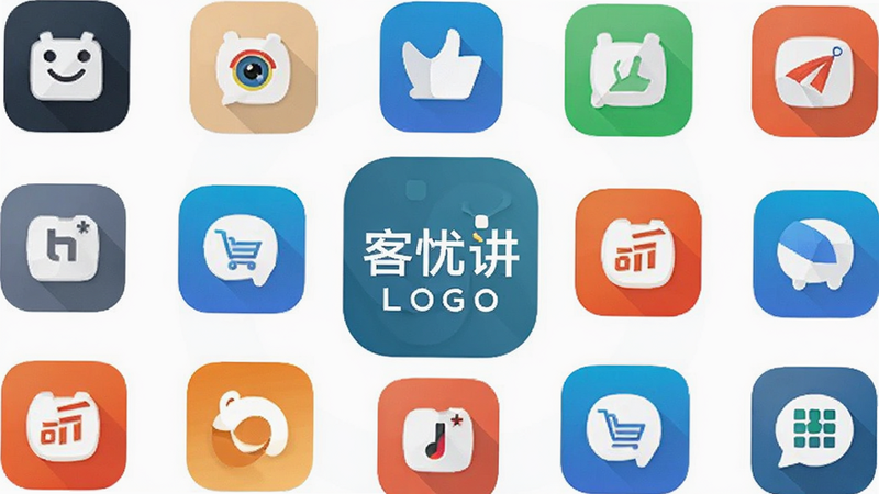 ����Ϊ�������APPͼ�껷�ƿ��ǽ�LOGO��ʾ��ͼ�����ֳ����ķ���״���Ű�Գƣ����Ϊ��ƽ�廭��ϸ��չʾ��ƽ̨LOGO�����ɱ棬���ʸߣ��ɾ����޶���Ԫ��