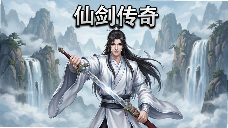 ����Ϊ�ɽ��������������棬����չʾһλ�ֳֳ��������Ű��µ��������Խ�ɫ���������������Ƶ�ɽ�����ٲ������־��жԳƣ��Ű����������Ϊ�����ֻ����Ԫ��ϸ�ڷḻչ�������뷢˿������4k���ɾ��޶���Ԫ�أ����֡��ɽ����桱λ�ڶ������У���ɫ��ߺ�ɫ��Ӱ