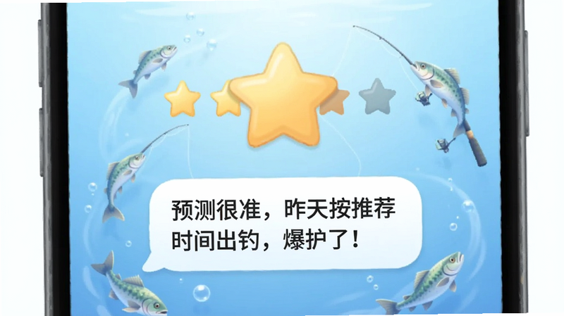 ����Ϊ�ֻ����棬��ʾһ�������Ǽ�ͼ�꣬�·����û��������ݣ���������Ϊ��Ԥ���׼�����찴�Ƽ�ʱ������������ˣ���������Ϊ����ɫ���䡣���־��У���������Ѻã�ϸ�ڴ�����Ⱥ�ζ��Ķ�̬�У�������ͣ��޶���߿������ӽ�