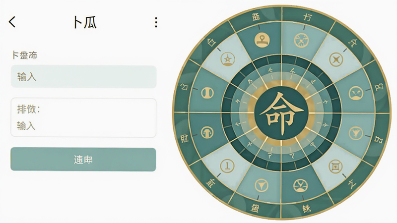 手机应用界面截图风格,展示