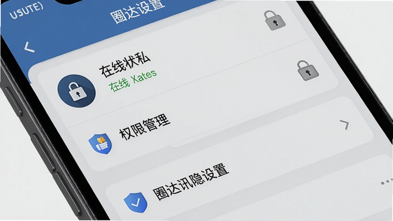 ����Ϊ�ֻ���Ļ����ʾȦ��Ѷ��˽����ҳ�棬����Ϊ�б�ʽ������ͷ������״̬��Ȩ�޹�����ѡ��Ű��Ͻ���������ؿɿ���ϸ��չʾ����ͼ��Ͷ���Ԫ�أ����ʸߣ��ɾ����޶���Ԫ��