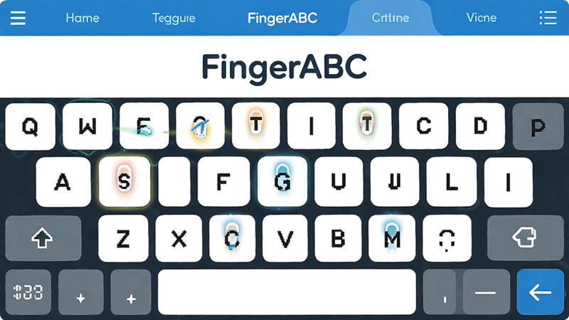 ����ΪFingerABC�������������ͼ�����ֲ��ö������������в������ͼʾ���Ű����������Ϊ��ƽ���Ƽ��磬ϸ��չʾ��ָλ�ø�����ʾ�����ʸ��壬�ɾ����޶���Ԫ�أ�����
