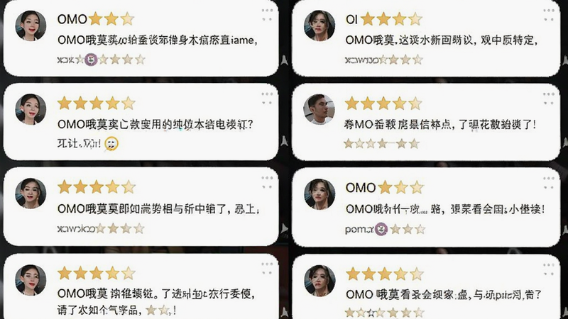 OMOŶĪӦ���û����۽�ͼ������Ϊ���Ǻ����б��������ٲ���չʾ���Ű���Ȼ�����Ϊ�罻ý����棬ϸ��չʾ�û�ͷ�������ۣ������������ɾ����޶���Ԫ��