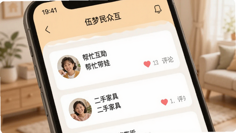 主体为伍梦民众APP的