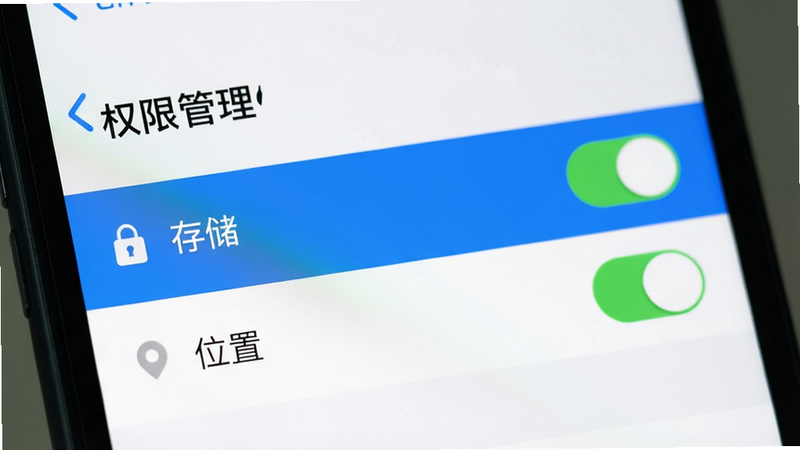 主体为手机设置界面,显示